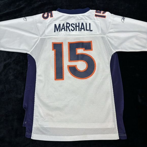 BRANDON MARSHALL DENVER BRONCOS REEBOK Retro JERSEY YOUTH Large Throwback - Picture 9 of 10